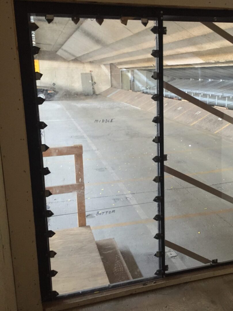 A view of the inside of an industrial building.